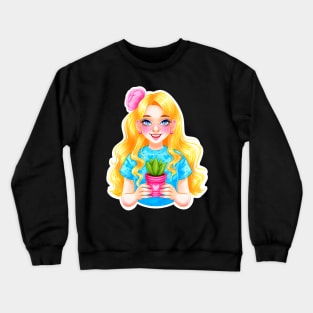 Plant Girl Crewneck Sweatshirt